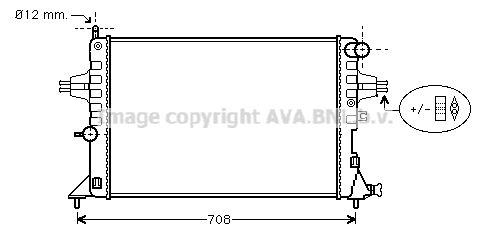 AVA QUALITY COOLING Радиатор, охлаждение двигателя OL2296